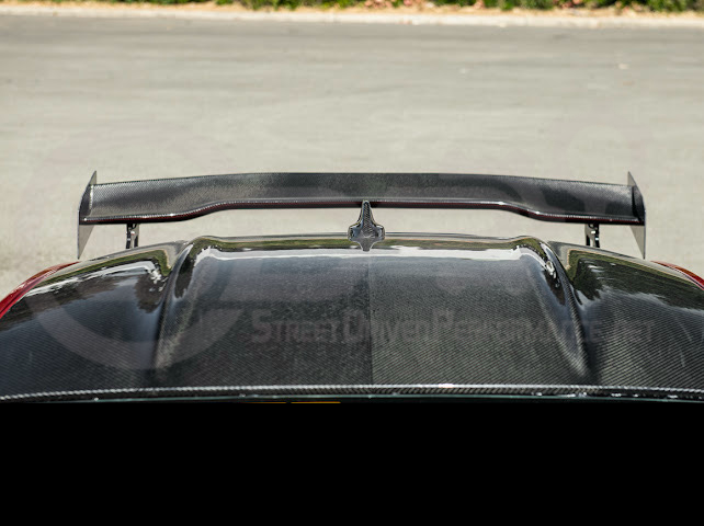 2024-Up Ford Mustang S650 | Carbon Fiber Tape-On Roof Shark Fin Antenna Cover