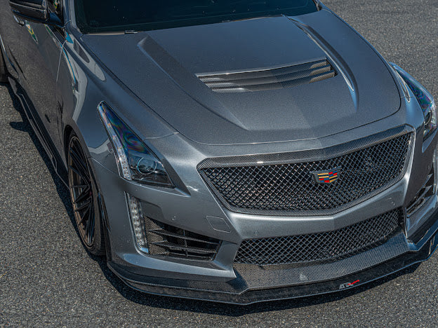 2016-2019 CADILLAC CTS-V V3 - CADILLAC CTS-V CARBON FIBER FRONT GRILLE TRIM MOLDING REPLACEMENT
