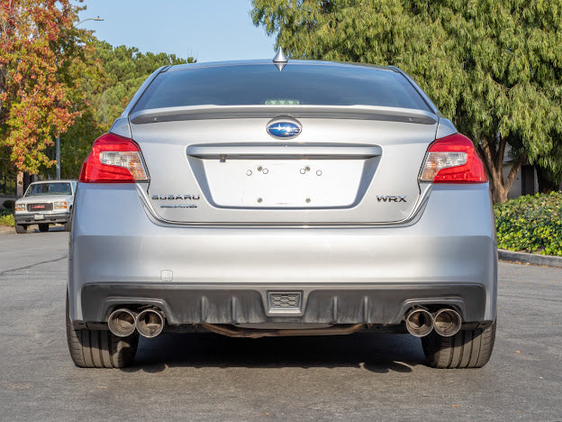 2015-2021 SUBARU WRX / STI | MUFFLER DELETE AXLE BACK EXHAUST 4 INCH CHROME QUAD TIPS