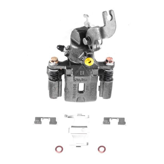 PowerStop rear right OE brake caliper with bracket for 2005-2006 Hyundai Elantra, automotive disc brake component.