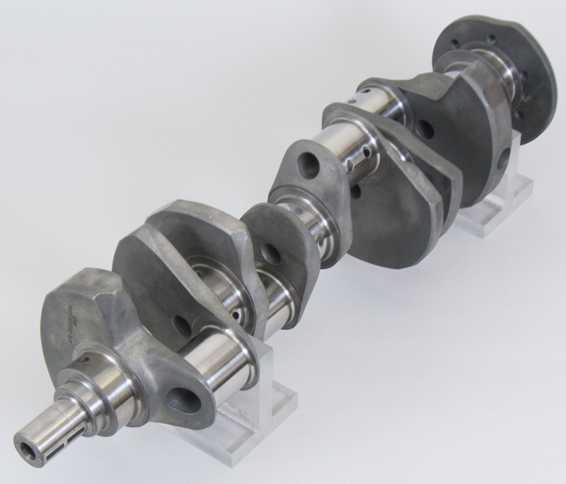 Eagle Chevrolet 305/350 2pc rear seal crankshaft, lightweight forged 4340 steel, 3.75-inch stroke for high-performance engines.