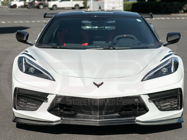 2020-Up Corvette C8 STINGRAY & Z51 | Z06 Z07 Package Front Bumper Lip Splitter Ground Effects