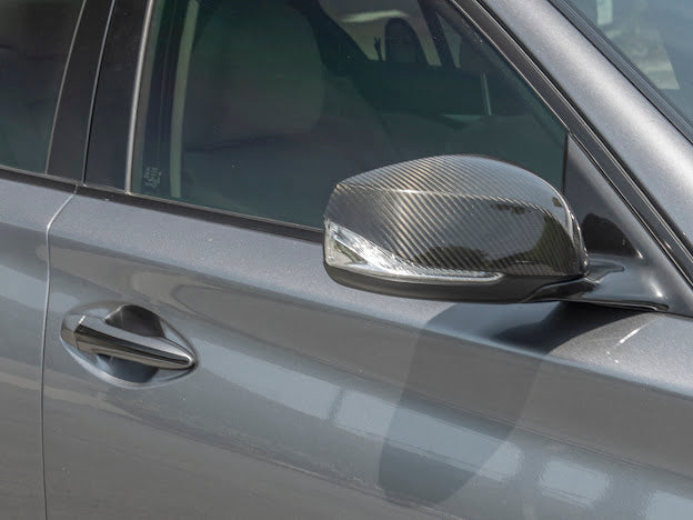 2014-Up Infiniti Q50 Q60 Q70 QX30 Factory CARBON FIBER Side Mirror Covers Pair