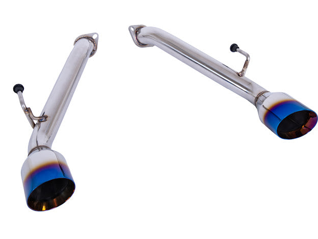 2017-UP INFINITI Q60 MUFFLER DELETE DUAL BURNT TIPS EXHAUST