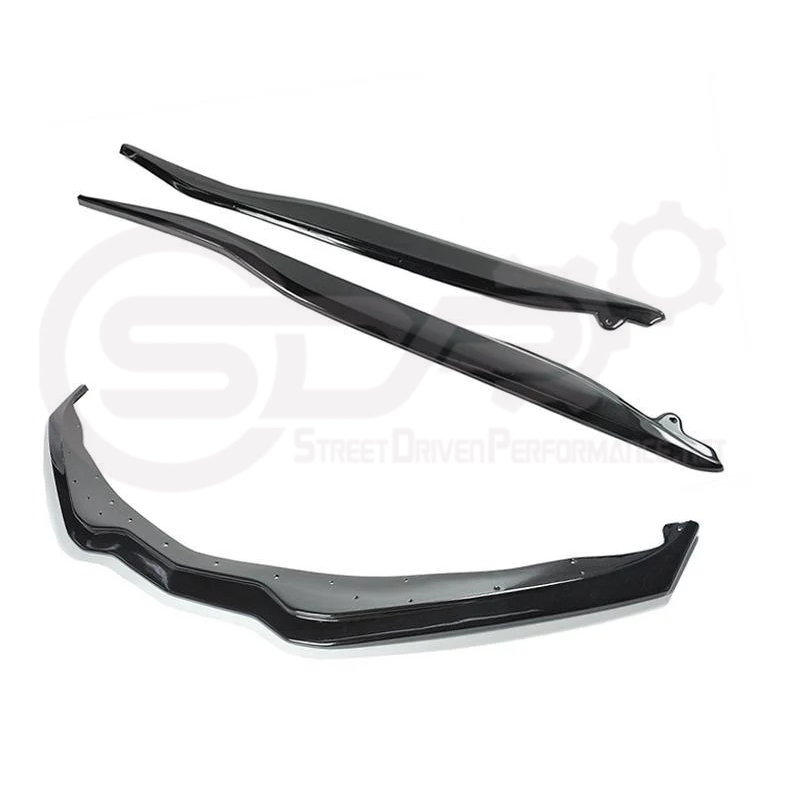 2014-2019 CORVETTE C7 STINGRAY & Z51 | FRONT SPLITTER LIP & SIDE SKIRTS ROCKER PANELS GROIND EFFECTS