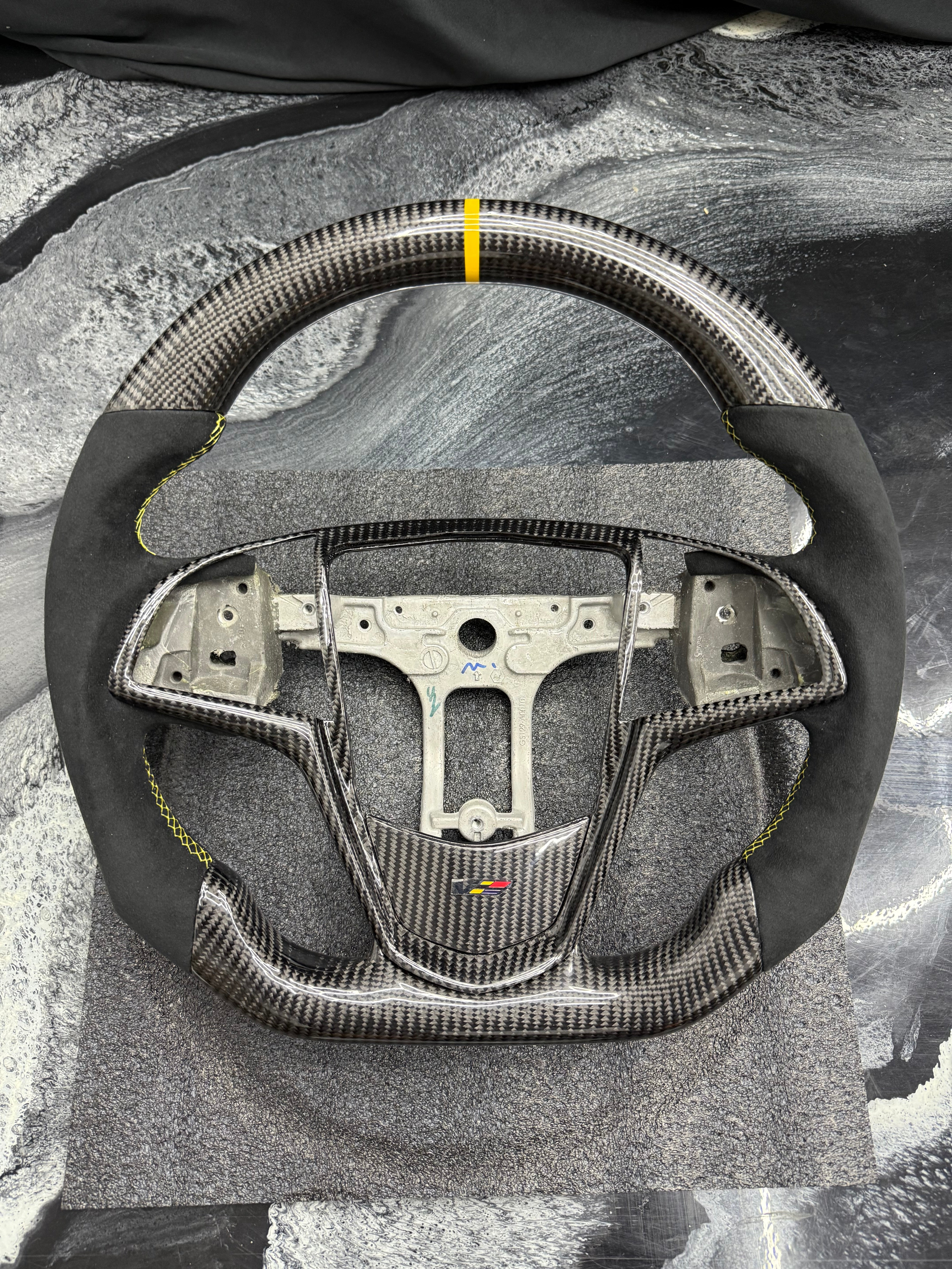 2014-2019 CADILLAC CTS, CTS-V "V3" / V-Sport & 2013-2019 ATS, ATS-V | Carbon Fiber Steering Wheels (IN STOCK NO WAIT TIMES)