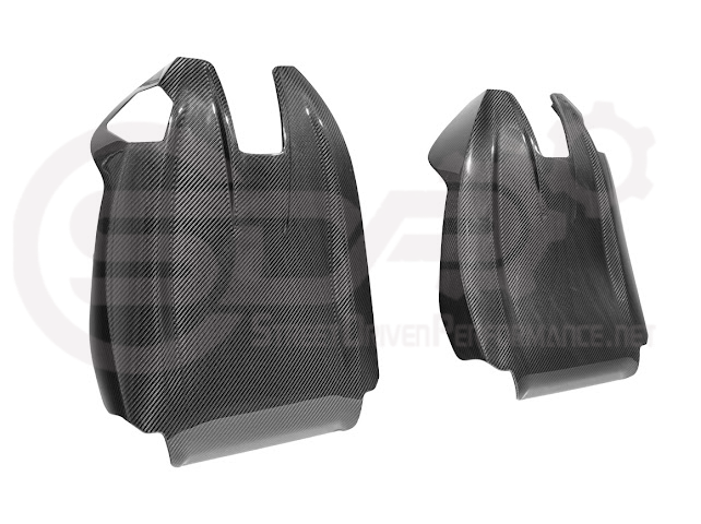 2021+ BMW G87 G80 G82/G83 M2 M3 M4 | DRY CARBON FIBER TAPE-ON FULL SEAT BACK HEADREST COVER PAIR