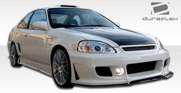 1996-2000 Honda Civic Duraflex B-2 Side Skirts Rocker Panels - 2 Piece