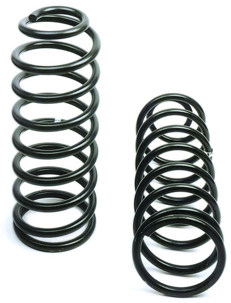 Set of two Moroso OEM rear coil springs for 78-88 Chevrolet Malibu and Monte Carlo, lowering springs for improved ride height.