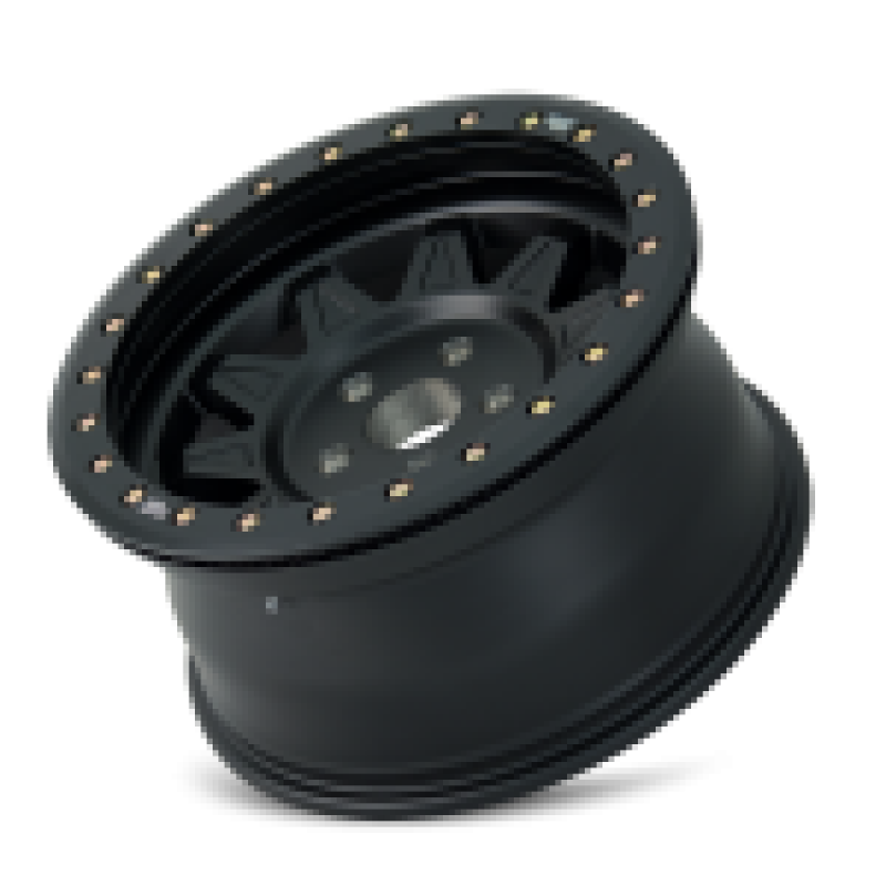 Dirty Life Roadkill Race 17x9 matte black cast wheel with beadlock, 6x139.7 bolt pattern, -14mm offset, 106mm hub