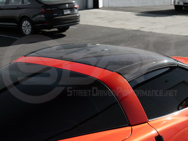 *IMPERFECTION / DISCOUNTED* 2005-2013 CORVETTE C6 | CARBON FIBER TOP TARGA ROOF PANEL
