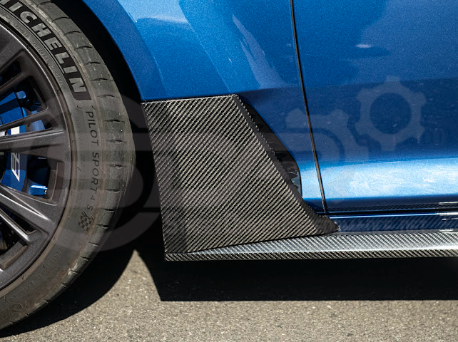 2022-Present Cadillac CT5-V Blackwing | CARBON FIBER Lower Side Fender Vent Trim Panel Replacement (Pair)