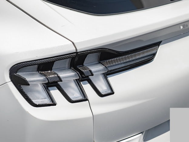 2021-UP MUSTANG MACH-E | CARBON FIBER REAR TAIL LIGHT BEZEL COVER