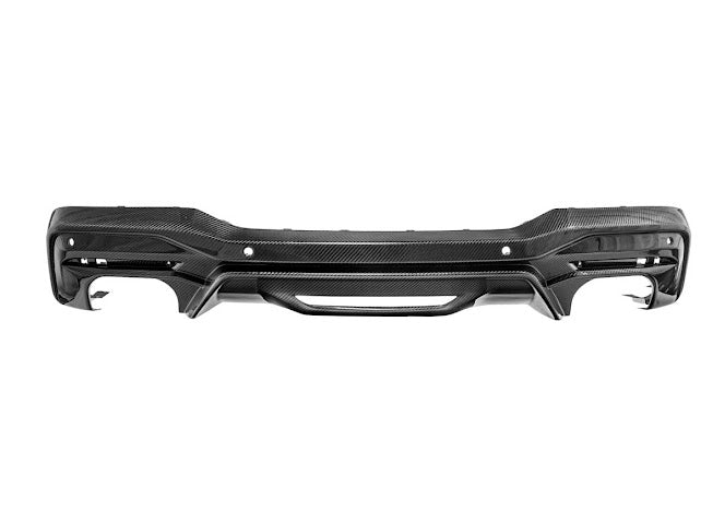 2024-Up Ford Mustang S650 | GT Style CARBON FIBER Rear Bumper Diffuser