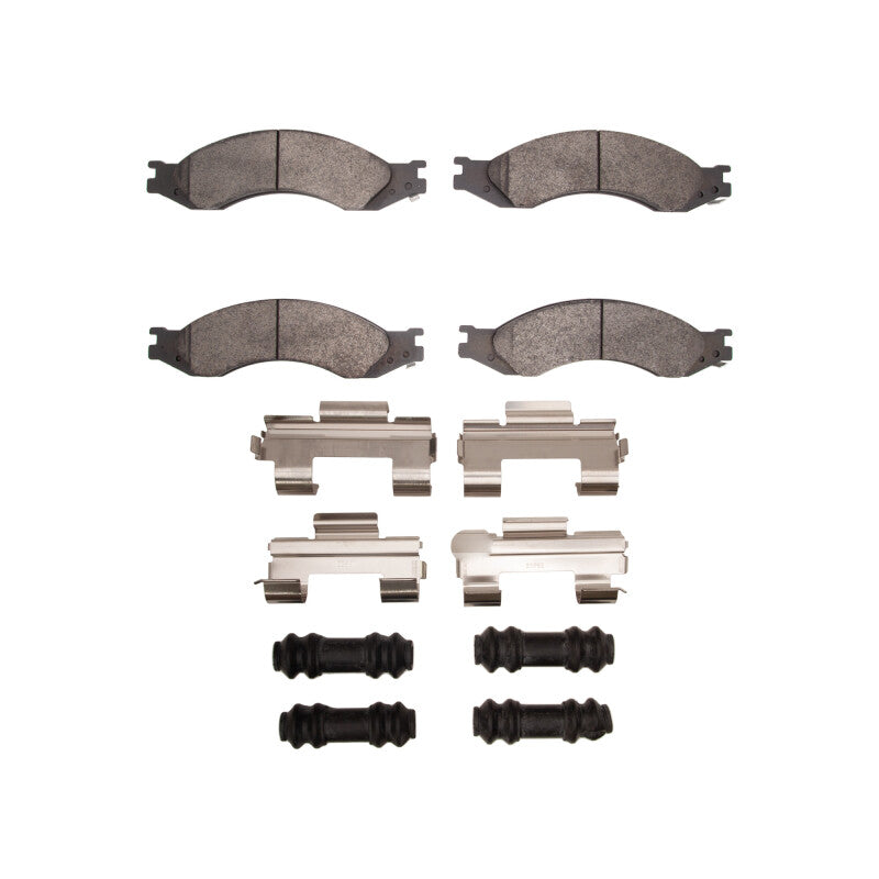 R1 Concepts Chevrolet C4500 Kodiak ceramic brake pads and hardware kit for front and rear OE braking system.