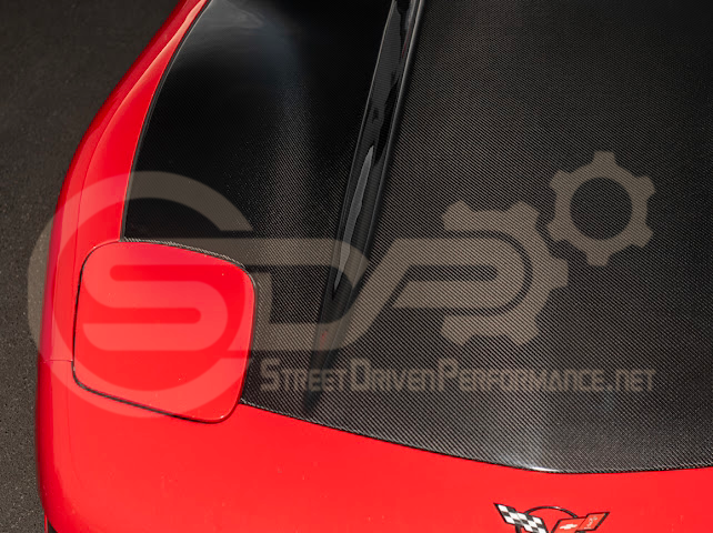 *IMPERFECTION / DISCOUNTED* 1997-2004 CHEVROLET CORVETTE C5 CARBON FIBER FRONT COWL HOOD