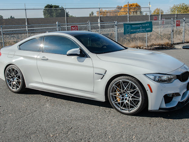 2015-2020 BMW F82 / F83 M4 | M-PERFORMANCE EXTENDED STYLE CARBON FIBER SIDE SKIRTS ROCKER PANELS GROUND EFFECTS
