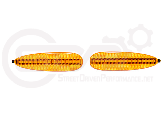 2004-2006 Pontiac GTO | Front Clear / Red / or Black Lens Amber Light LED Side Markers Pair