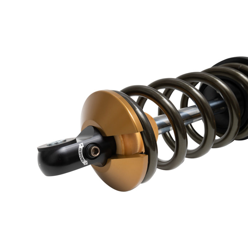 Bilstein rear coilover shock and coil spring assembly for Polaris RZR XP 4 1000 Black Hawk Powersports off-road vehicle
