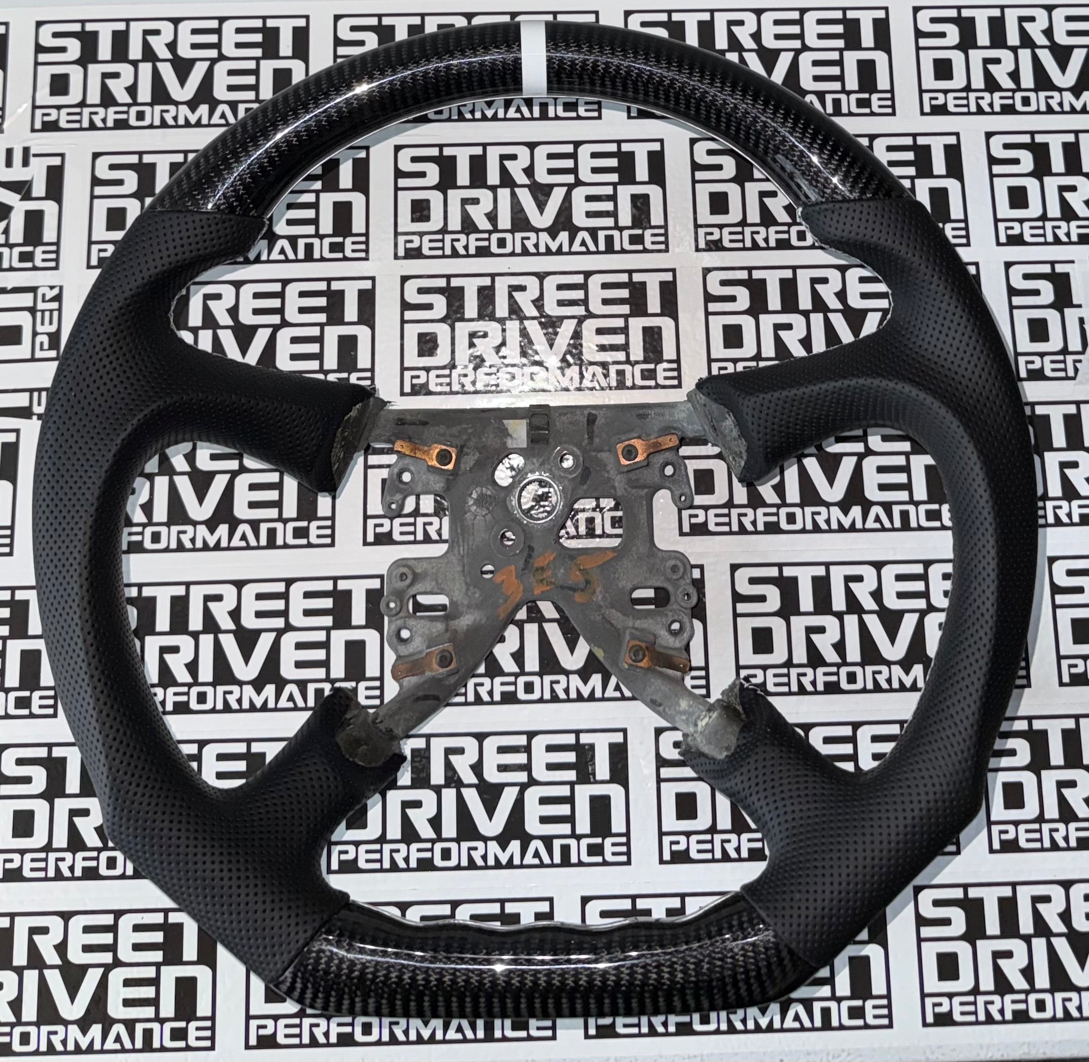 RCSB, NBS Truck, GMC Sierra /Yukon, Chevrolet Silverado, Cadillac Escalade - Carbon Fiber or Leather Steering Wheel with Perforated or Smooth Leather Hand Grips (IN STOCK READY TO SHIP)