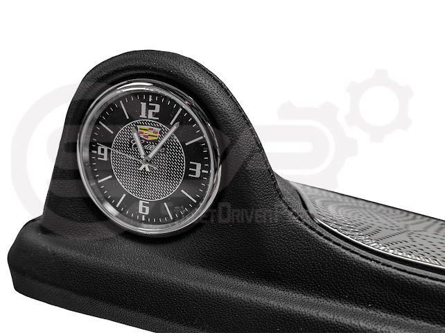 Fit 2020-2024 Cadillac CT5 | Leather Dashboard Center Analog Clock & Speaker Pod (Fits all Models)