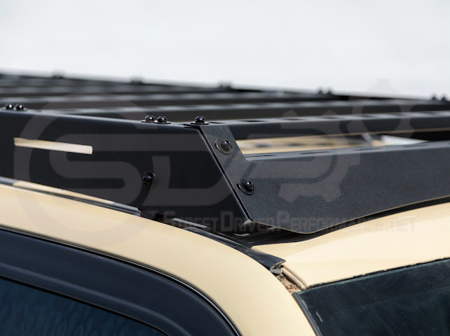 2010-2024 Toyota 4Runner | Carbon Steel Black Top Roof Rack Cargo Carrier