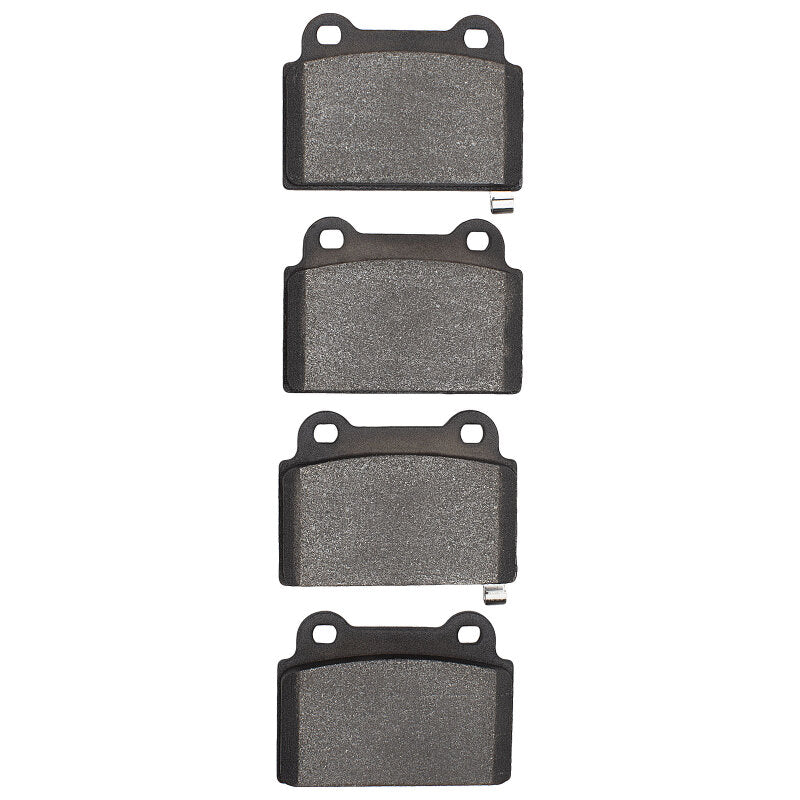 Rear R1 Concepts ceramic brake pads for Mitsubishi Lancer 2008-2015, OE quality brake pads with metallic backing and friction material.