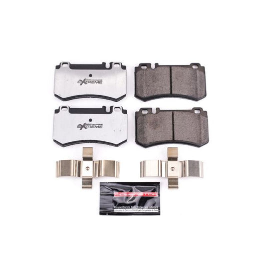 PowerStop Z26 Extreme Street rear brake pads for Mercedes-Benz CL55 AMG, performance brake pads with hardware included