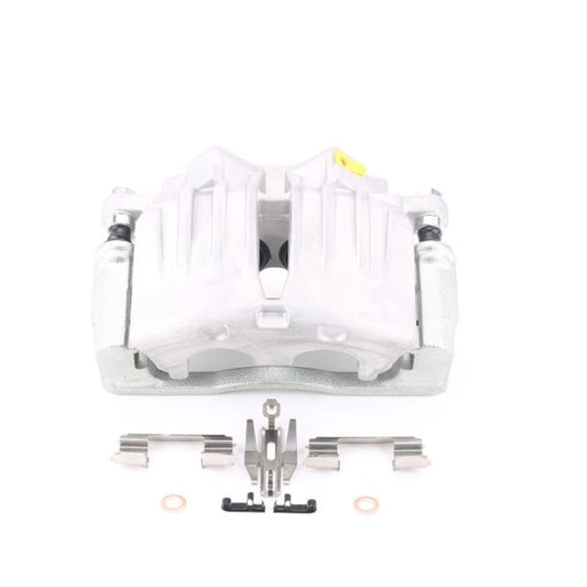 PowerStop OE front right autospecialty brake caliper with bracket for 2004-2005 Buick Rainier, showing detailed metal components.