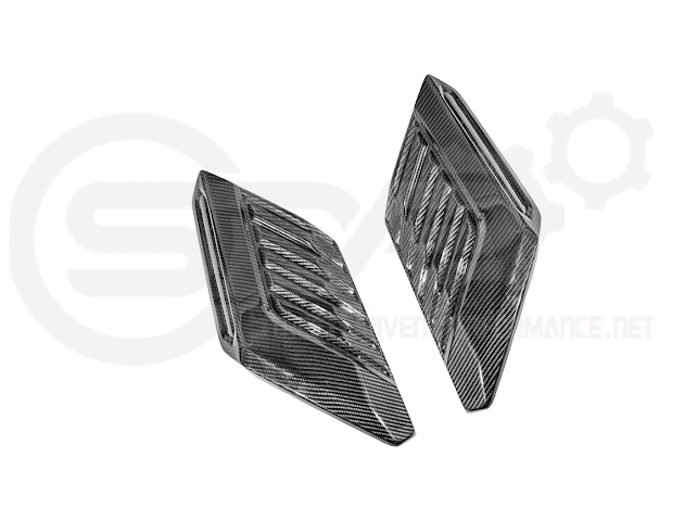 2022-Up Toyota Tundra | TRD Pro Style CARBON FIBER Front Hood Side Vents Pair