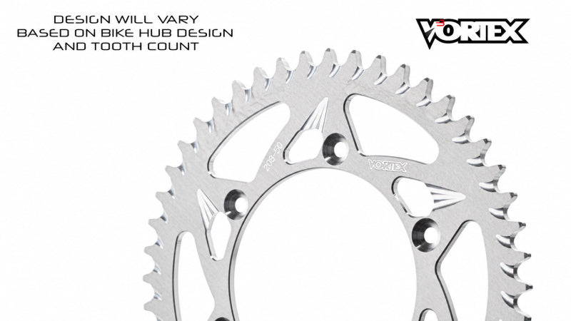 Vortex Racing 52 Tooth 520 Rear Sprocket - Silver
