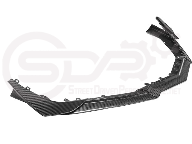 2023+ CHEVROLET CORVETTE C8 Z06 & E-RAY | Z07 PERFORMANCE PACKAGE CARBON FIBER LIP SPLITTER GROUND EFFECTS WITH NO DRILL CANARDS