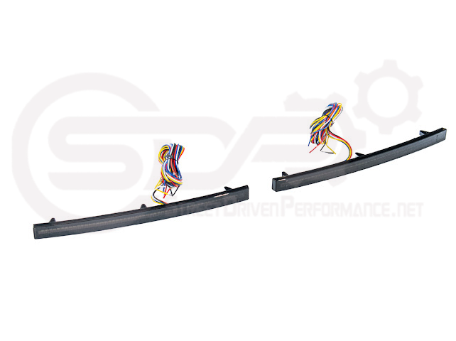 2014-2019 Chevrolet Corvette C7 | Rear Diffuser Smoke or Clear Lens LED Reflector Light Pair