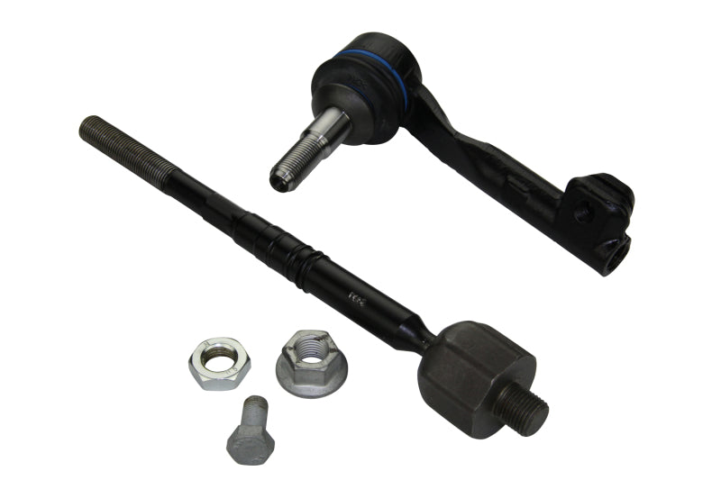 Moog front left tie rod for BMW 320i xDrive (2013-2018), showing close-up of the automotive suspension part.
