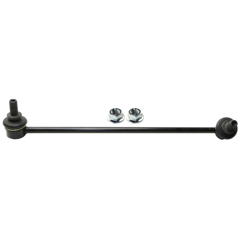 Moog front left sway bar endlink for Acura RDX 2013-2018, showing the metal rod with mounting bushings.