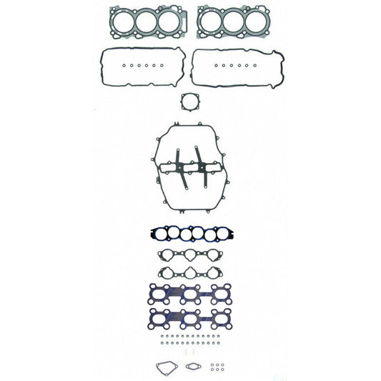 Fel-Pro Infiniti G35 HS 26239 PT PermaTorque engine cylinder head gasket set, showing the gasket components on a clean surface.