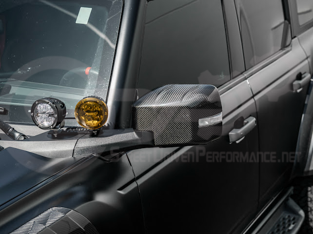 2021-UP FORD BRONCO CARBON FIBER MIRROR CAP COVER PAIR