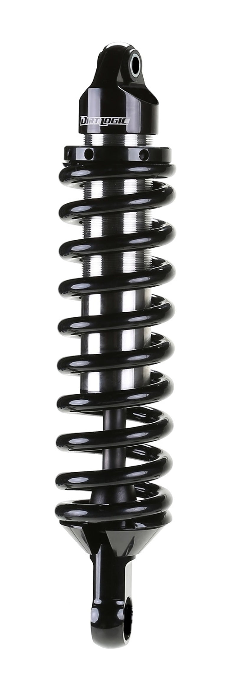 Pair of Fabtech Dirt Logic 2.5 coilovers for 2000-2006 Toyota Tundra, showing black coilover shocks with mounting hardware.