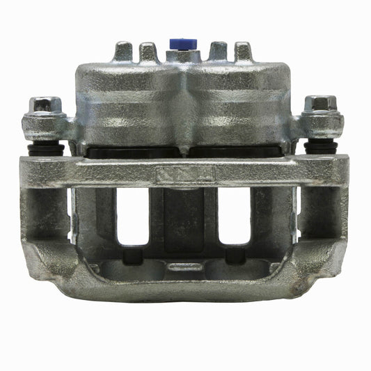 Silver zinc coated DFC OE front brake caliper for Mitsubishi Montero 2000-2006, premium automotive brake component.