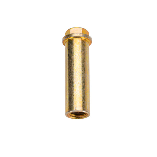 Wilwood gold zinc pin pivot pedal with 3/8-16 threaded hole, .50 ODX1.60 LG hex flange for automotive brake or clutch systems
