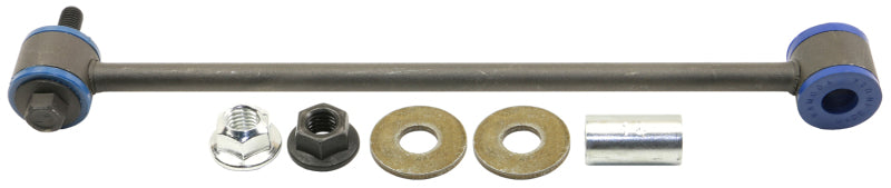 Moog Ford Expedition rear sway bar endlinks kit with black metal components and mounting hardware, designed for 1997-2002 models.