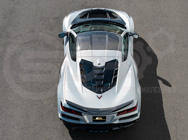 2020-Up Chevrolet Corvette C8 Coupe | CARBON FIBER Replacement Top Targa Roof Panel