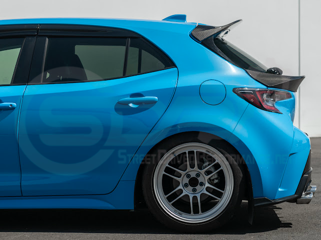 2019-UP TOYOTA GR COROLLA | JDM SDP PERFORMANCE STYLE CARBON FIBER REAR ROOF WING DUCKBILL SPOILER