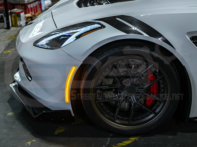 2014-2019 Chevrolet Corvette C7 | Factory Style Front & Rear LED Side Marker Lights Pair