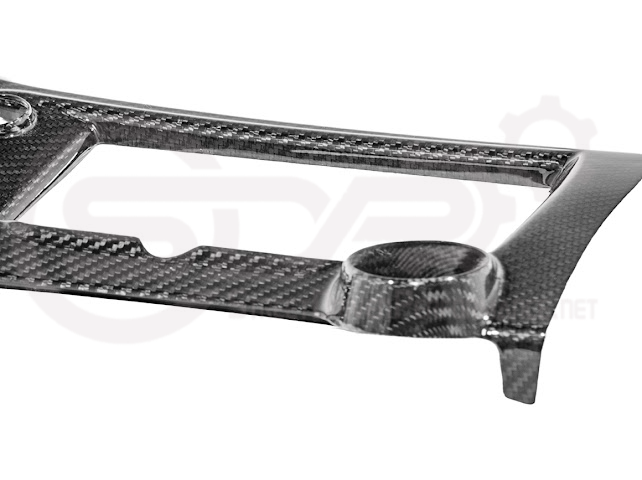 2014-2019 CHEVROLET CORVETTE C7 | FACTORY STYLE DRY CARBON FIBER CENTER INFOTAINMENT INSTRUMENT PANEL CLUSTER TRIM PLATE COVER OVERLAY