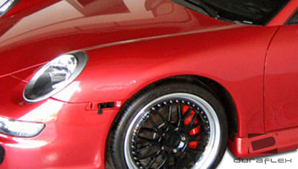 1999-2004 Porsche 911 Carrera 996 997 Duraflex GT-3 RS Front End Conversion Kit - 4 Piece