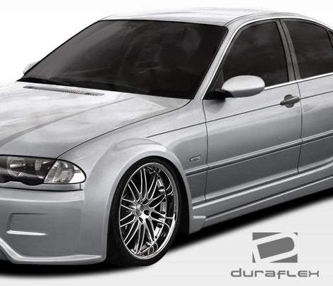 1999-2005 BMW 3 Series E46 4DR Duraflex I-Design Wide Body Front Fender Flares - 2 Piece (S)