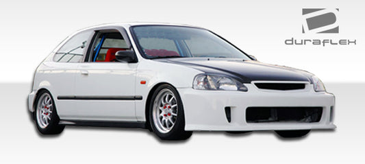 1999-2000 Honda Civic Duraflex Winner Front Bumper Cover - 1 Piece