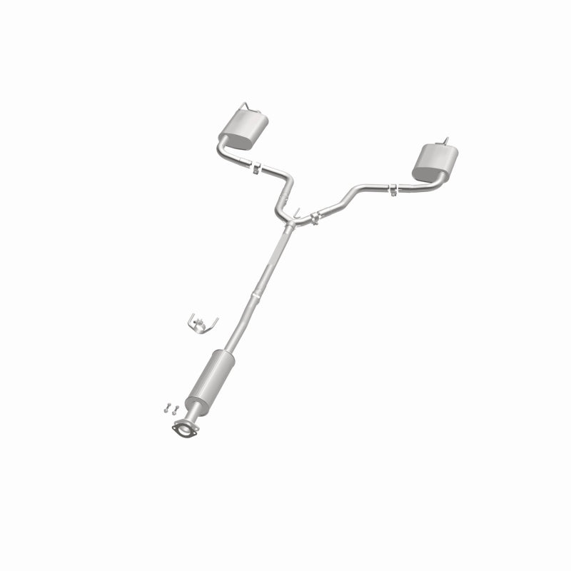Magnaflow catback exhaust kit for Nissan Altima 2.5L 2019-2025, direct-fit replacement with polished stainless steel pipes.