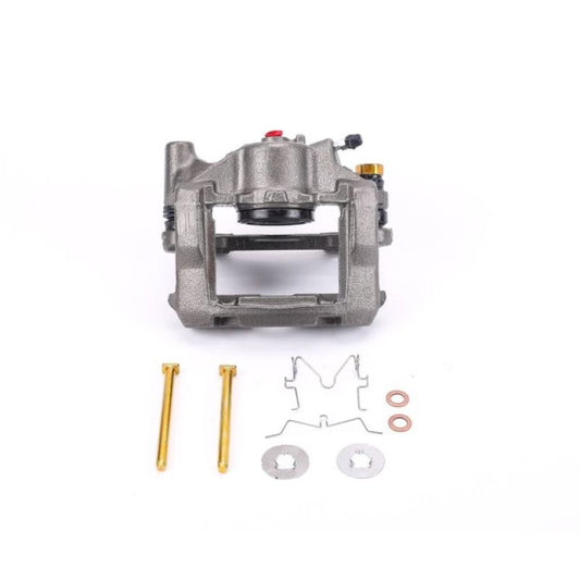 PowerStop rear right OE brake caliper with bracket for Lexus GS350 2007-2011, showcasing the black metal caliper assembly.